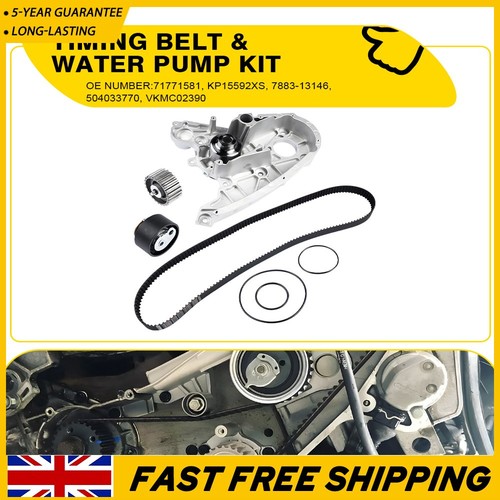 Water pump timing belt kit - pump,