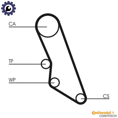 Timing belt ct865 for - ct865,