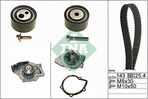 Water pump timing belt - &,