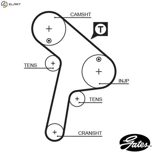 Timing belt 5471xs for - belt,